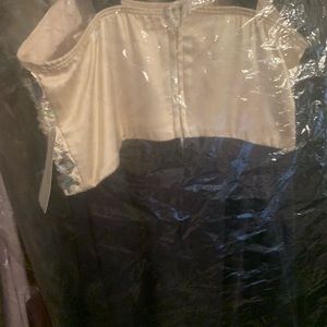 Girls navy crystal dress